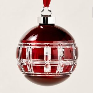 Ralph Lauren Hudson Red Crystal Ornament